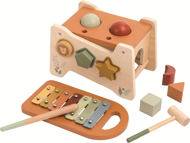 Multifunkčná zatĺkačka s xylofónom 2Kids Toys