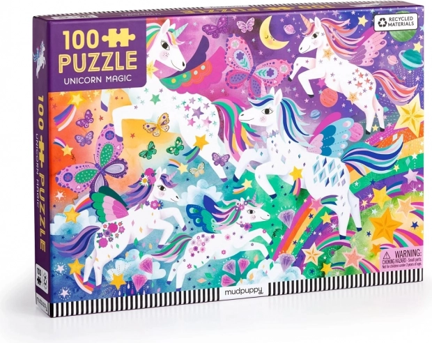 Puzzle Čarovné jednorožce 100 dielikov