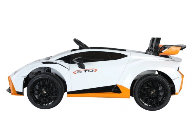 Auto na akumulátor Lamborghini STO Drift biele