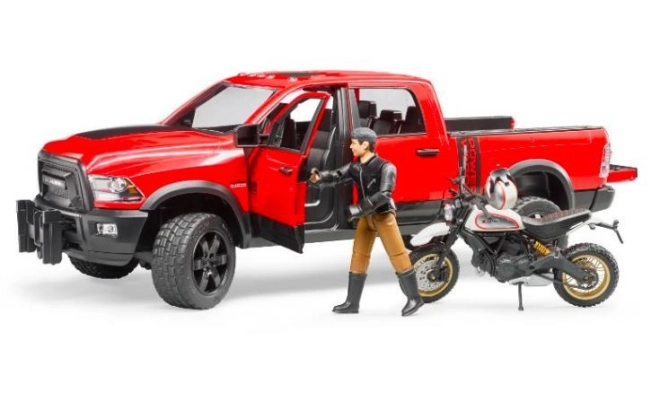 Realistický pick‑up Ram s otváracími dverami