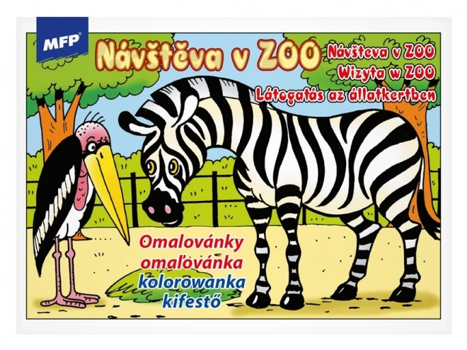 Omaľovánky Návšteva v ZOO