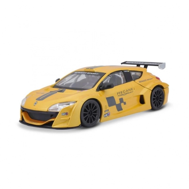 Bburago model Renault Mégane Trophy 1:24 Metalická žltá 18-22115