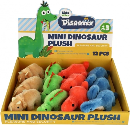 Plyšoví dinosaure 12–16 cm, sada 4 druhov