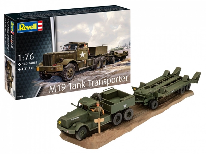 Model vozidla M19 tankový transportér