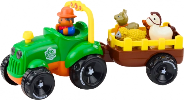 Interaktívny traktor so zvieratkami
