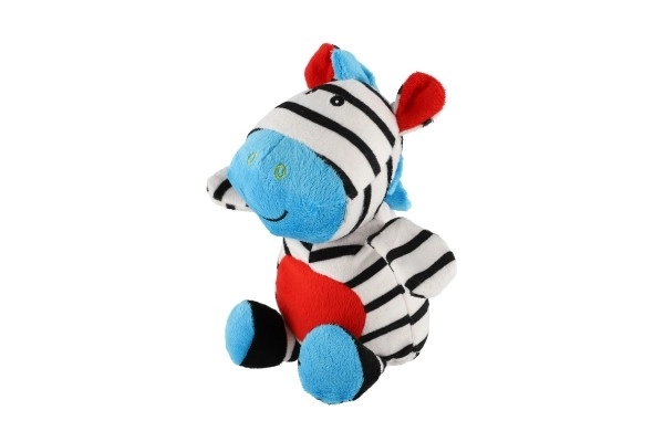 Plyšová chrastítko Zebra 24 cm