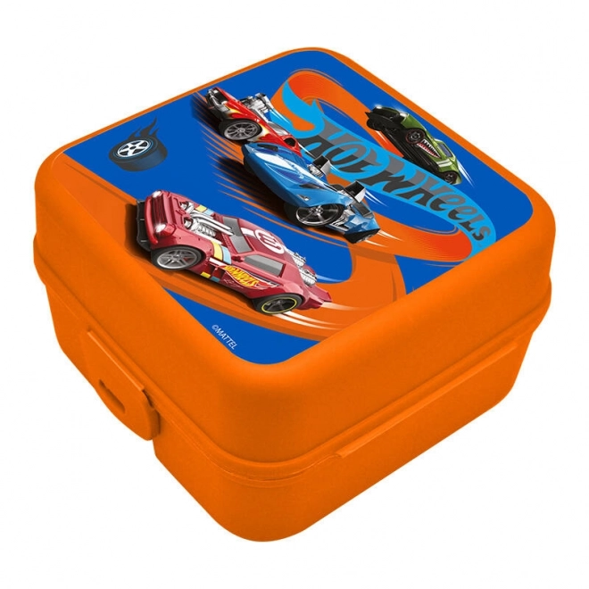 Box na obed s priehradkami Hot Wheels