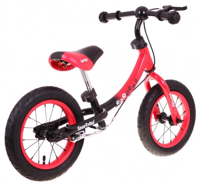 Detský odrážací bicykel Boomerang SporTrike červený