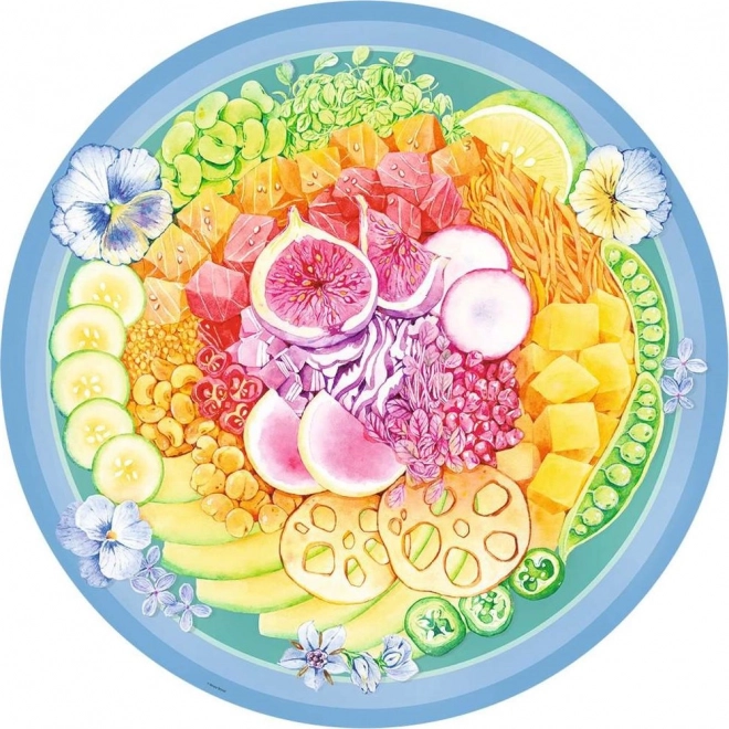 Ravensburger: Puzzle 500 dielikov - Paleta farieb Poke Bowl