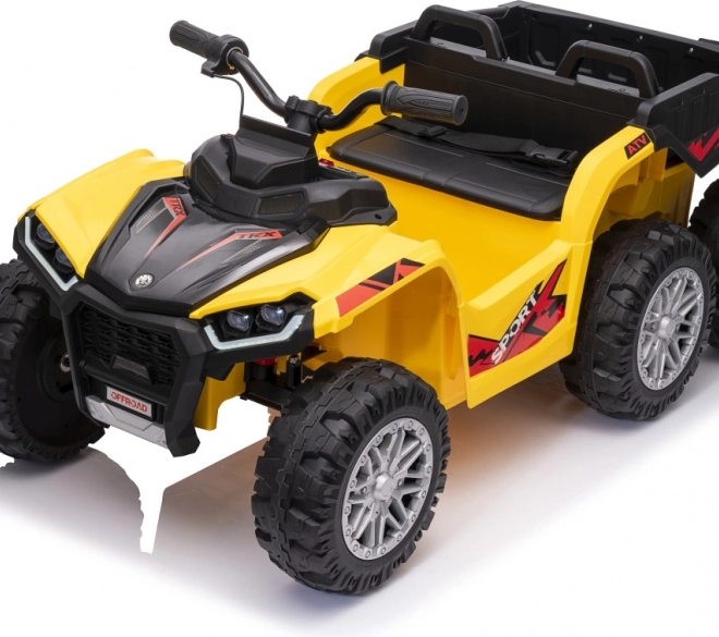 Žltá športová detská štvorkolka TX ATV