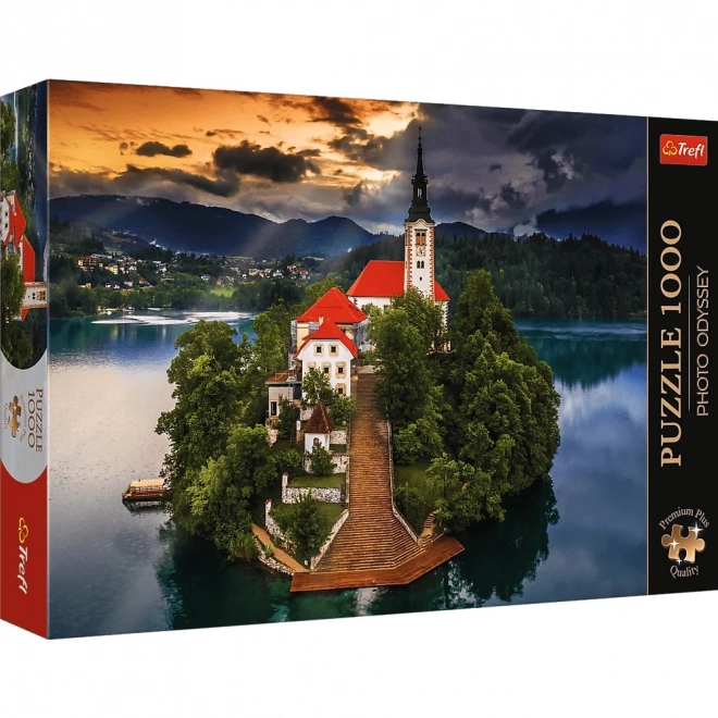 Puzzle 1000 dielikov Premium Plus Jazero Bled Slovinsko