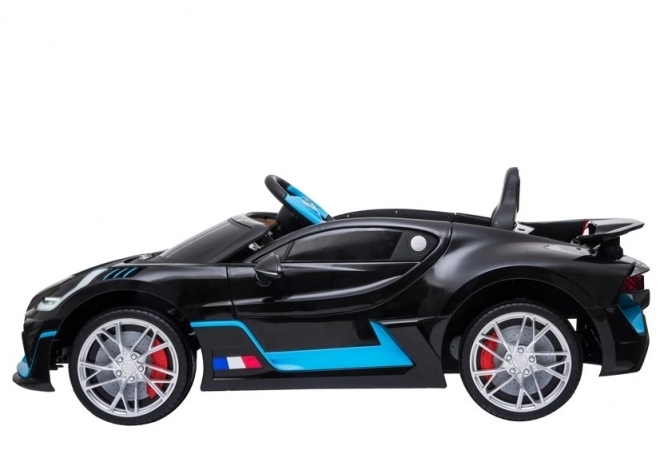 Auto na akumulátor Bugatti Divo čierny lakovaný