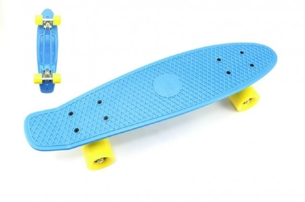 Skateboard Pennyboard 60 cm – Modrý, žlté kolesá