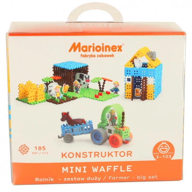 Stavebnica mini wafle farmársky set