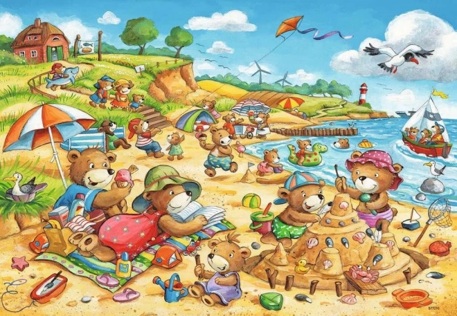 Ravensburger puzzle Prázdniny u mora 2x24 dielikov