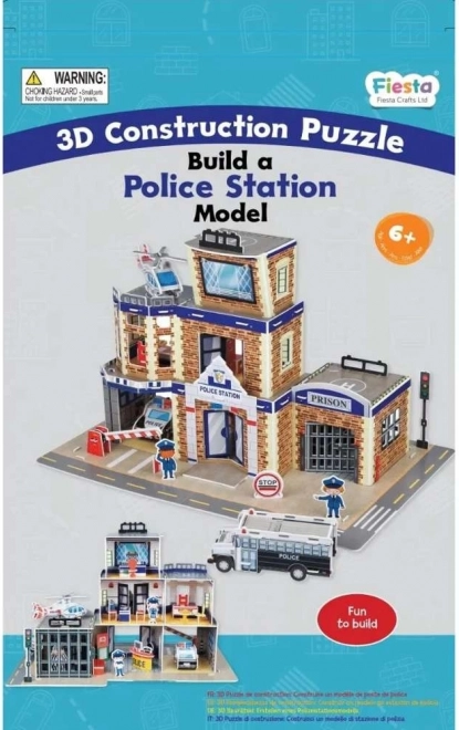 3D skladačka Policajná stanica Fiesta Crafts