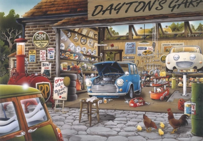 Puzzle Daytonova autoopravňa 500 dielikov