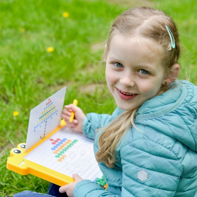 Magnetická tabuľa pre deti Montessori MagPad dinosaurus