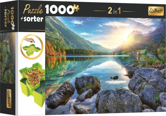 Trefl Puzzle s triedičom 2v1 Jazero Hintersee, Nemecko 1000 dielikov