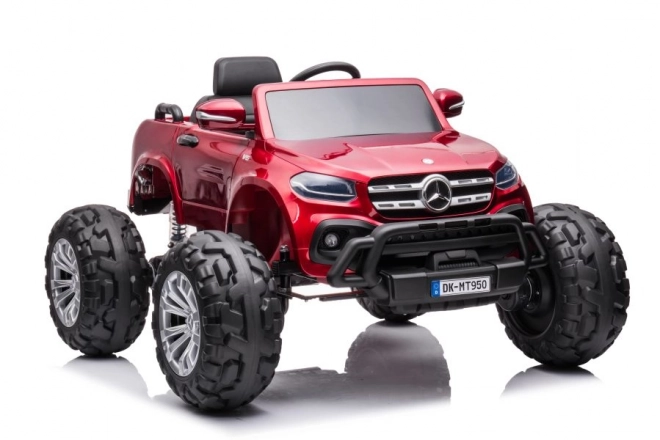 Auto na akumulátor Mercedes 4x4 červené lakované