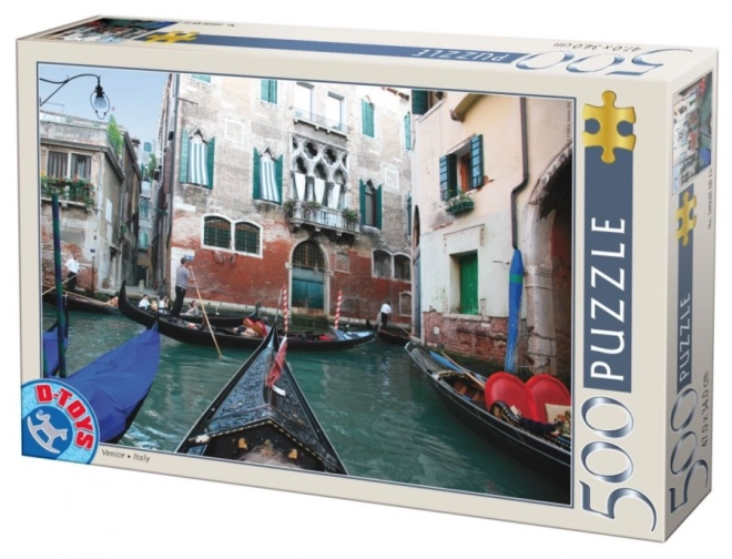 D-Toys Puzzle Gondola Na Kanále 500 Dielikov