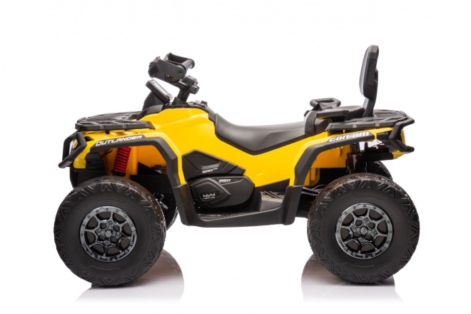 Detská štvorkolka Can Am Outlander ATV žltá
