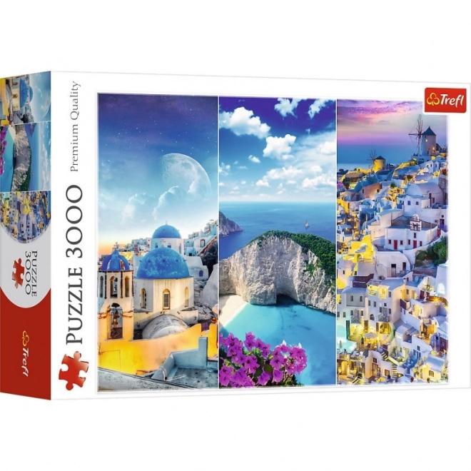 Trefl: Puzzle 3000 dielikov - Grécke prázdniny