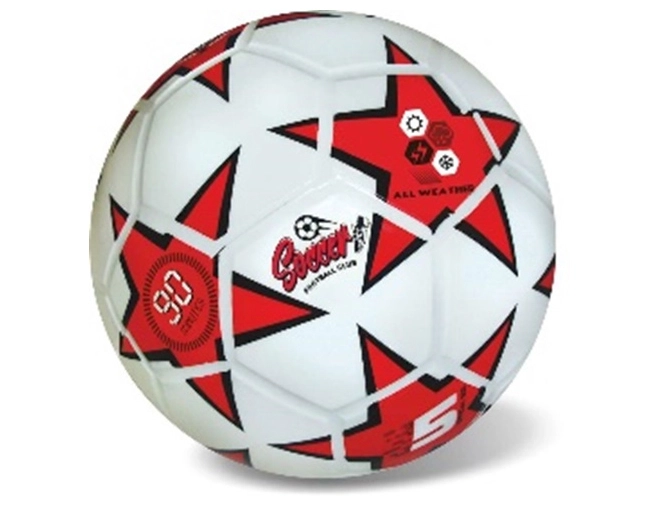 Futbalová lopta červená 23 cm