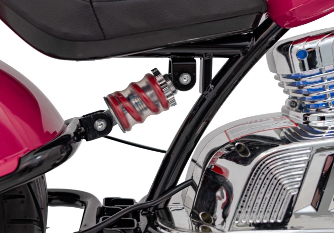 Detský motocykel Chopper Warrior ružový
