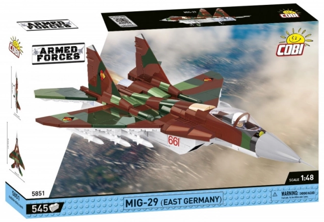 Cobi MiG-29 ozbrojené sily Východné Nemecko model 1:48