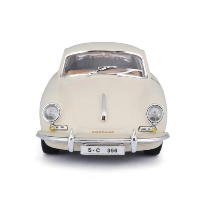 Kovový model Porsche 356B Coupe (1961) Ivory v mierke 1:24