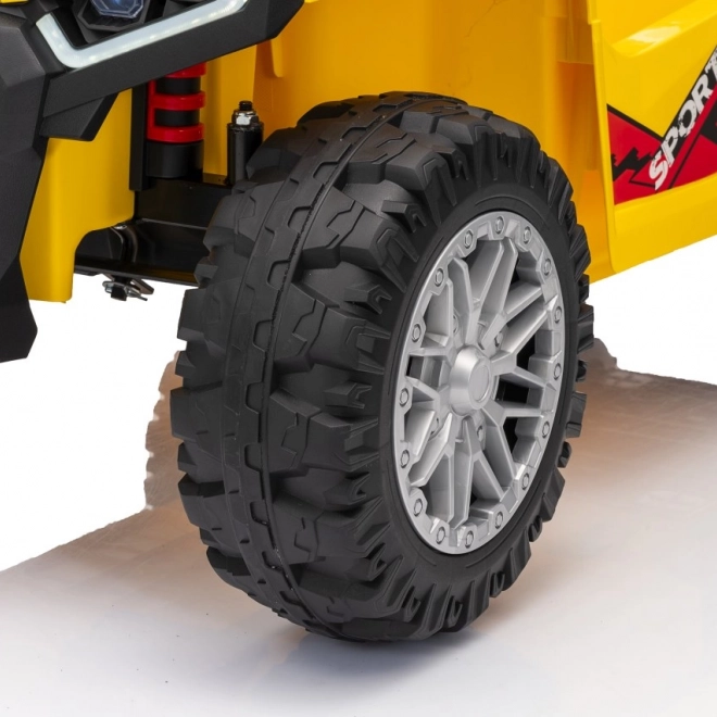 Žltá športová detská štvorkolka TX ATV