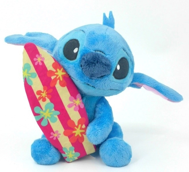 Plyšová hračka Disney Lilo a Stitch s doskou 25 cm