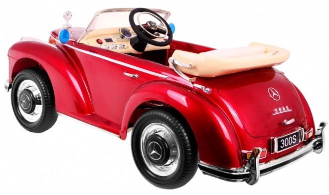 Mercedes Benz 300S Retro pre deti červený