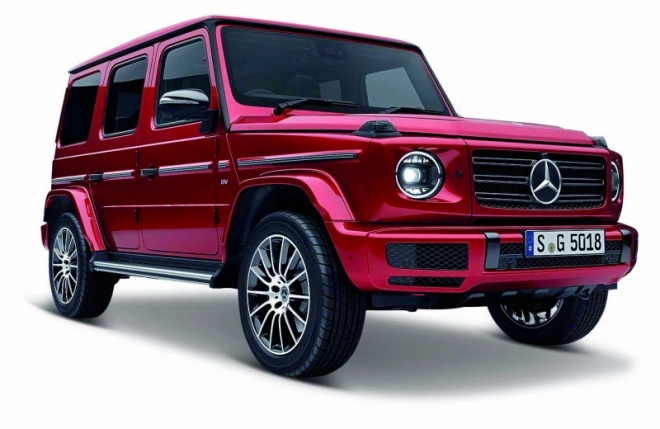 Model Mercedes-Benz G-Class 2019 v mierke 1:25 červený