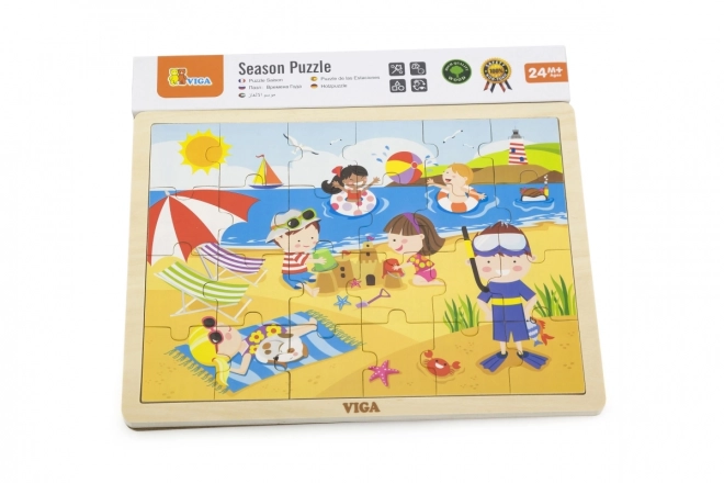 Sezónne puzzle Leto