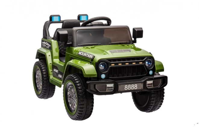 Detské auto na diaľkové ovládanie off road zelené