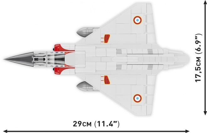 Stavebnica Mirage IIIC Z Studenej Vojny 1:48