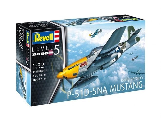 P-51D-5NA Mustang model lietadla