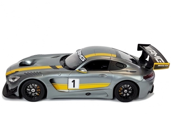 R/C auto Mercedes-AMG GT3 Rastar 1:14 sivé na diaľkové ovládanie