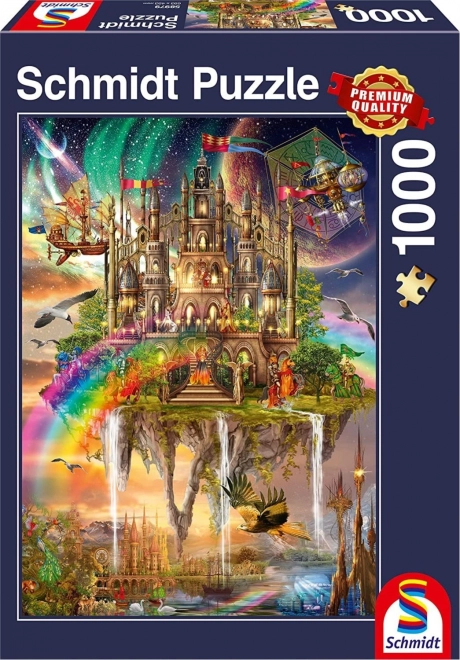 Puzzle Mesto v oblakoch 1000 dielikov