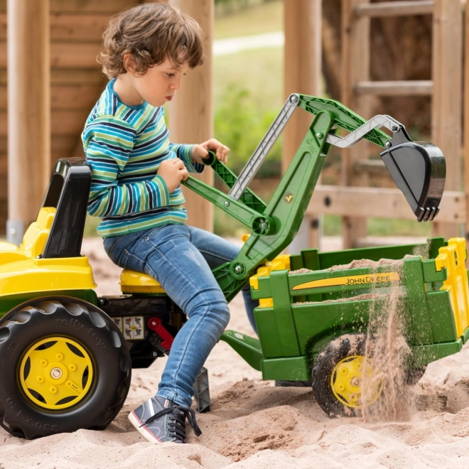 RollyBackhoe John Deere - Detská koparka s príslušenstvom