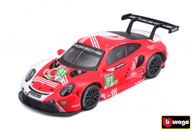 Závodné auto Porsche 911 RSR LM 2020 v dekoratívnej krabici