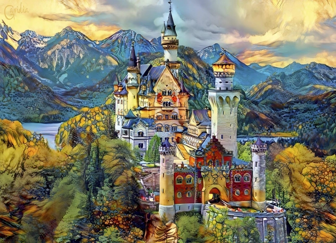 Puzzle Neuschwanstein 1000 dielikov