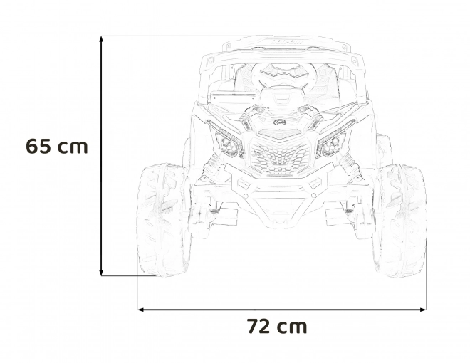 ATV CAN-AM Maverick Modrá