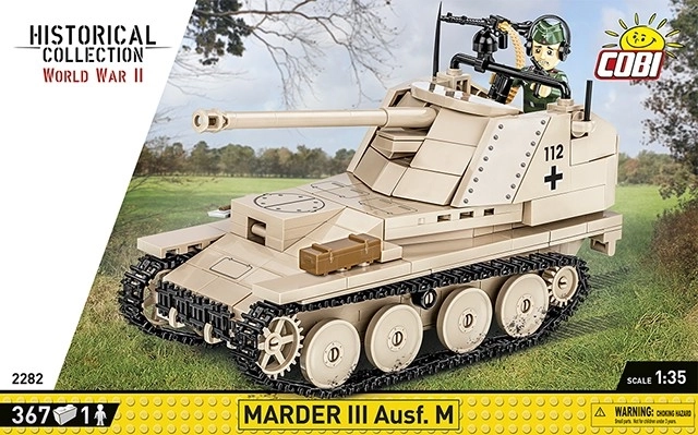 Stavebnica tankového stíhača II. sv. vojny Marder III Ausf. M 1:35