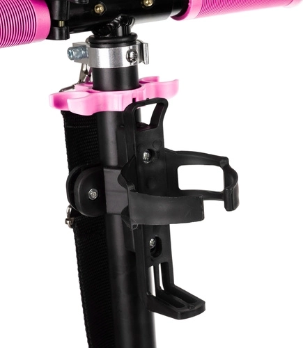 Skladacia mestská kolobežka pre deti s veľkými kolesami (200 mm) – ružová
