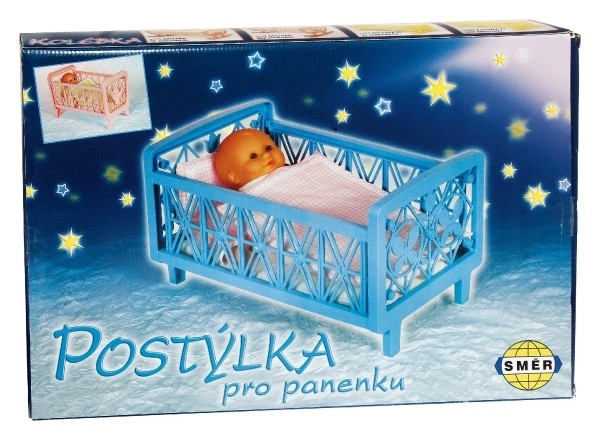 Plastová postieľka pre bábiky