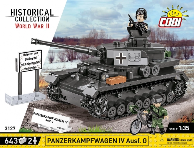 Stavebnica nemeckého tanku Panzerkampfwagen IV