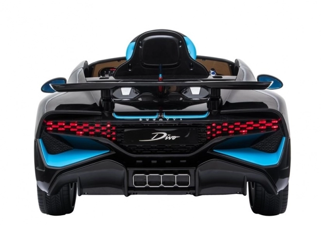 Auto na akumulátor Bugatti Divo čierny lakovaný